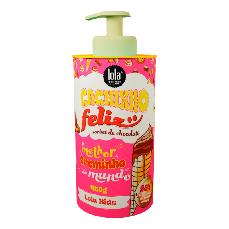 CREME DE PENTEAR LOLA CACHINHO FELIZ SORBET DE CHOCOLATE 450G