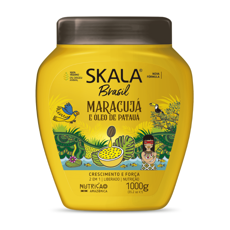 CREME CAPILAR SKALA DE TRATAMENTO BRASIL MARACUJÁ E ÓLEO DE PATAUÁ 1KG