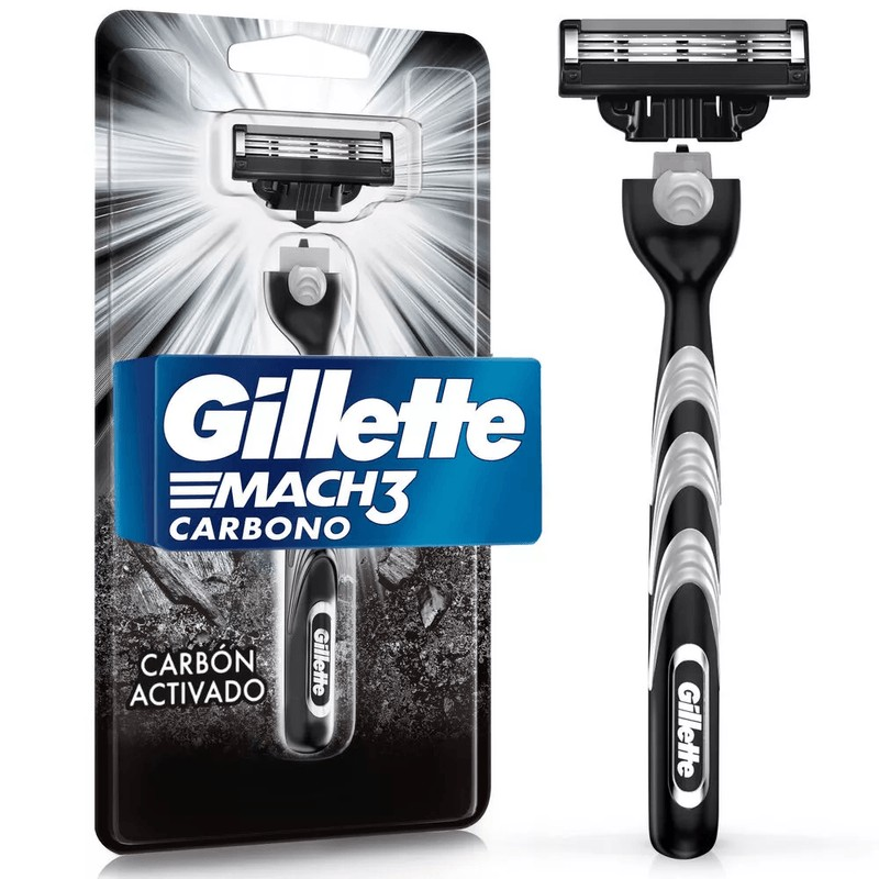 APARELHO PARA BARBEAR GILETTE MACH3 CARBONO