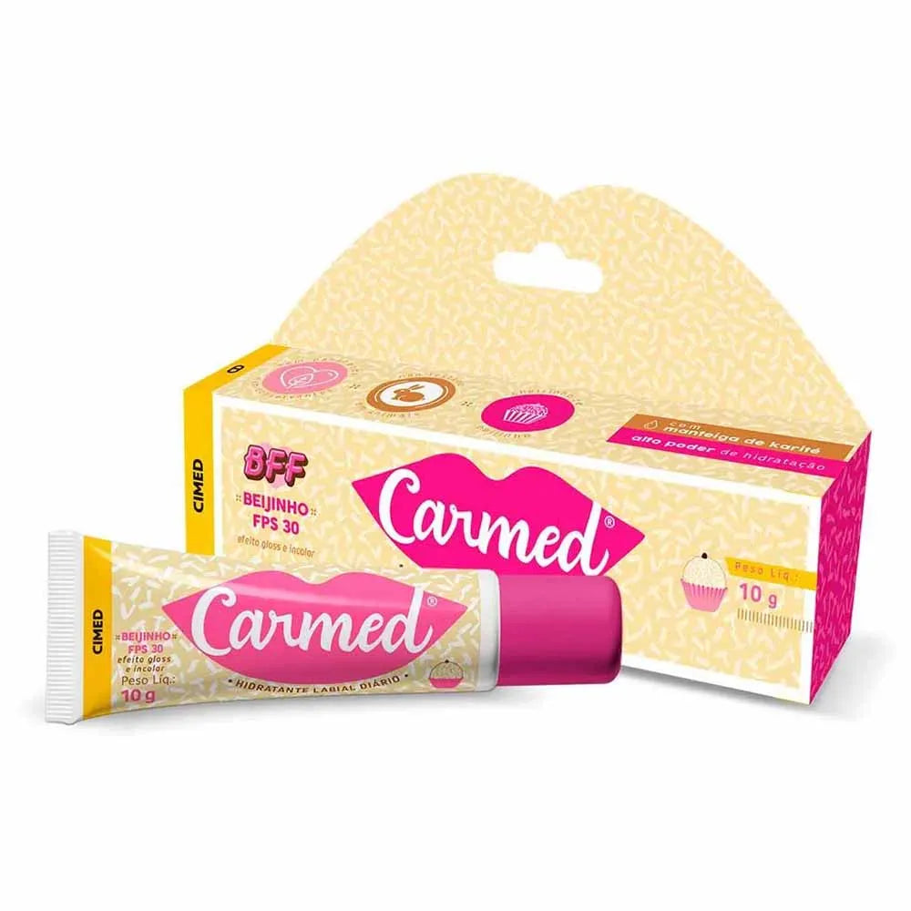 HIDRATANTE LABIAL CARMED BFF BEIJINHO FPS 30 10G