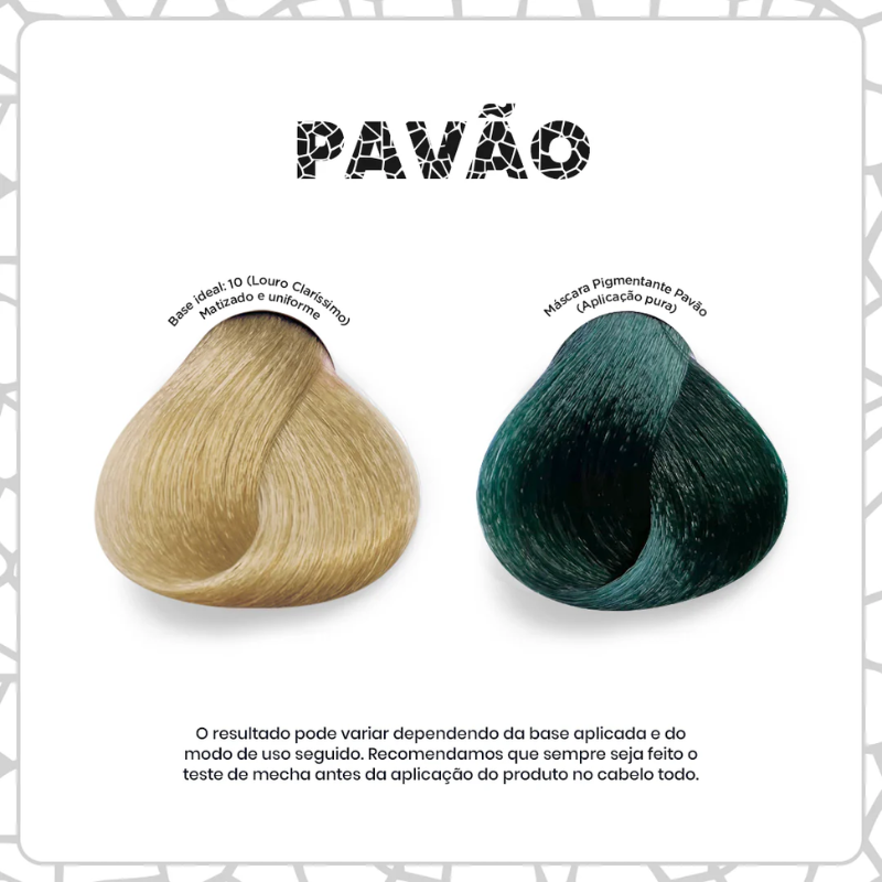 MÁSCARA PIGMENTANTE KAMALEÃO COLOR PAVÃO 100ML