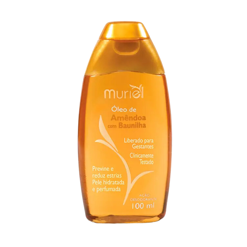 ÓLEO CORPORAL MURIEL AMÊNDOA COM BAUNILHA 100ML