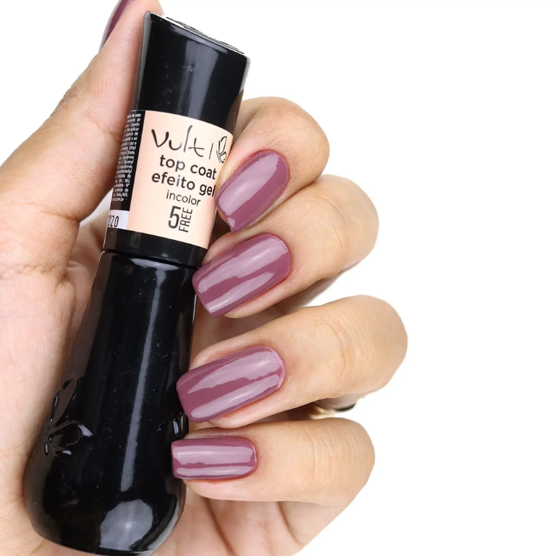 ESMALTE VULT TOP COAT INCOLOR EFEITO GEL 8ML