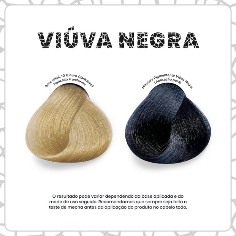 MÁSCARA PIGMENTANTE VIÚVA NEGRA KAMALEÃO COLOR 150ML