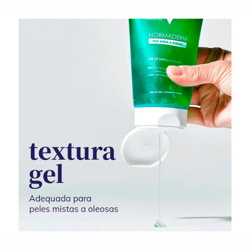 KIT VICHY GEL DE LIMPEZA NORMADERM 50G + PROTETOR SOLAR UV PIGMENT CONTROL 3.0 FPS 60 40G