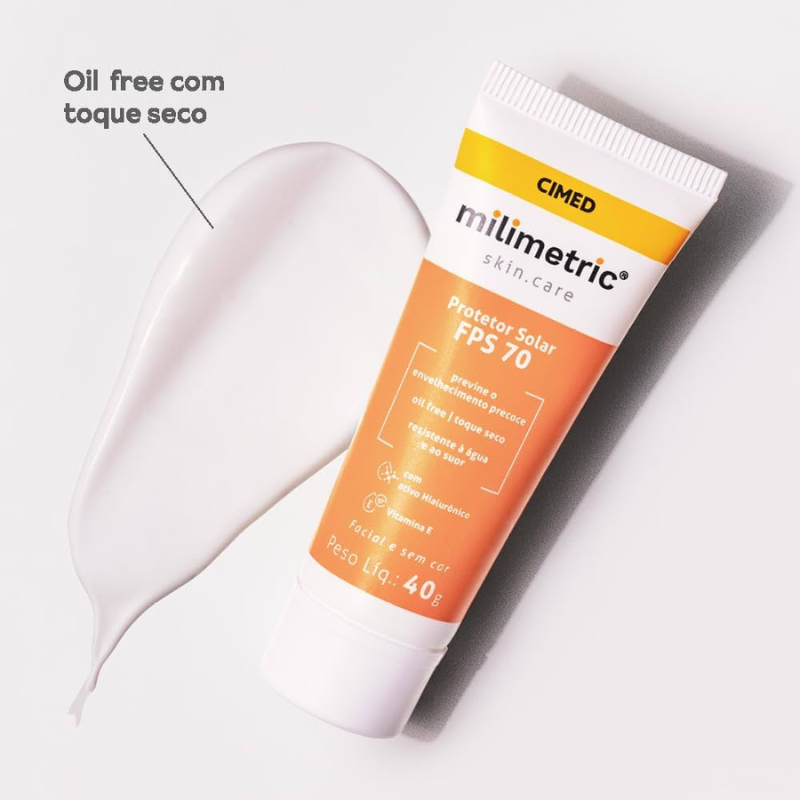 PROTETOR SOLAR FACIAL MILLIMETRIC FPS 60 40G