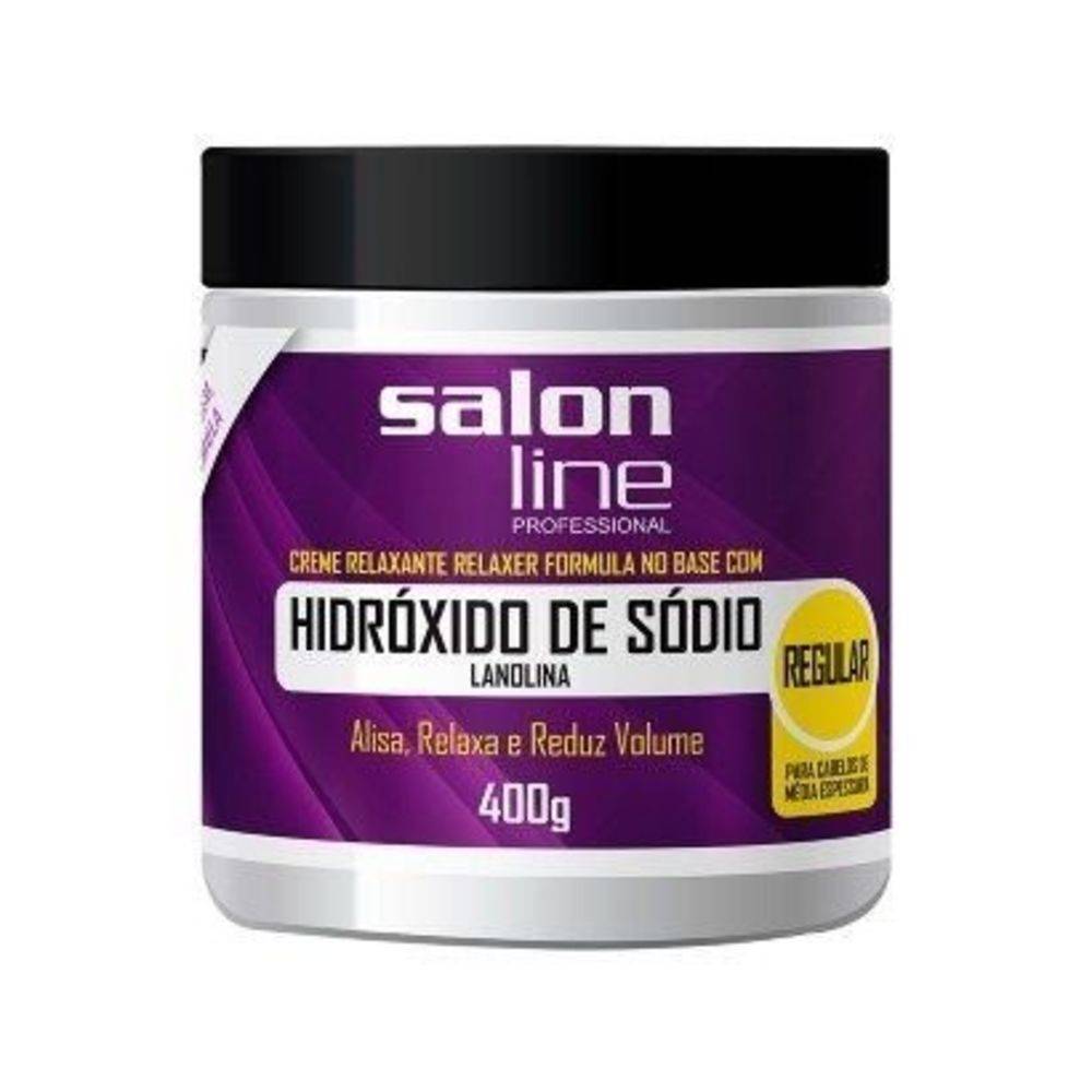 CREME SALON LINE RELAXANTE HIDRÓXIDO DE SÓDIO REGULAR 400G