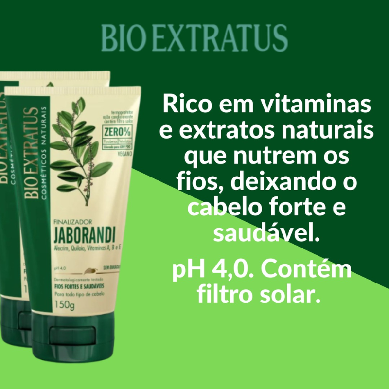CREME CAPILAR BIO EXTRATUS FINALIZADOR JABORANDI 150G