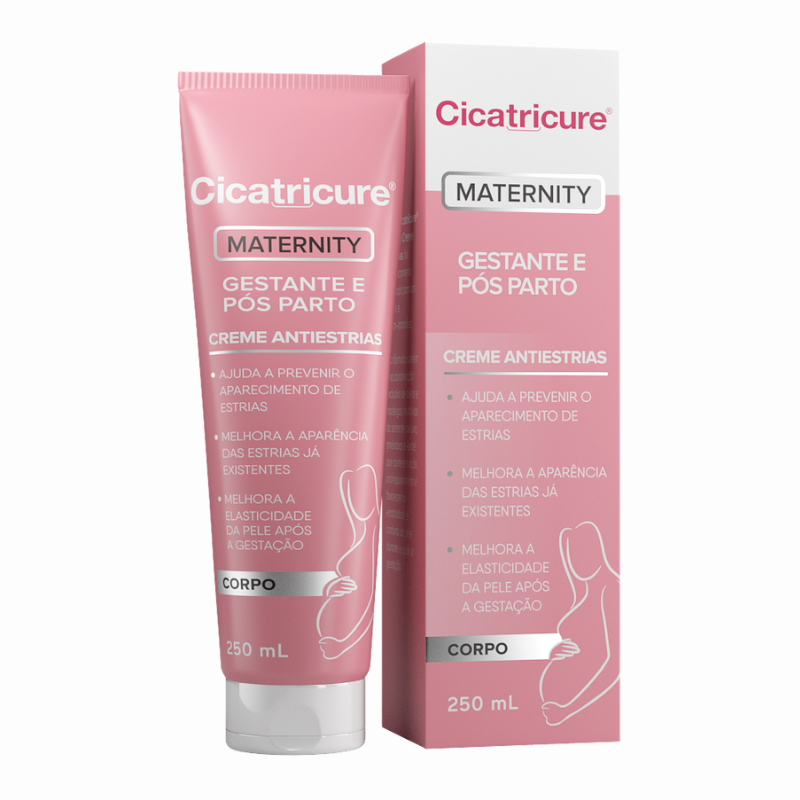 CREME CORPORAL CICATRICURE ANTIESTRIAS GESTANTE E PÓS PARTO 250ML