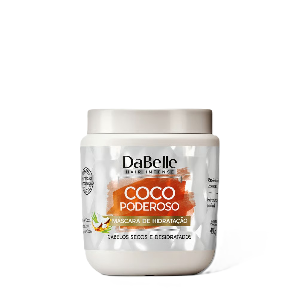 MÁSCARA CAPILAR DABELLE COCO PODEROSO 400G