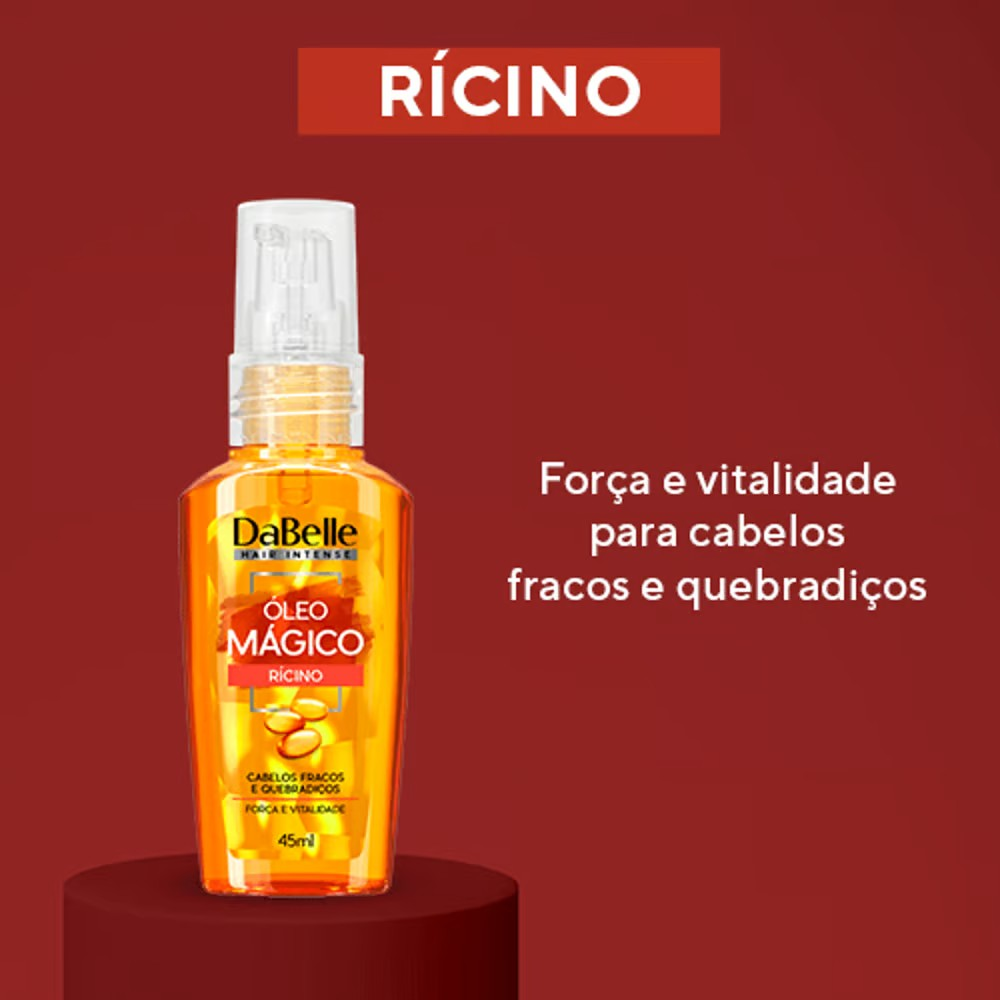 ÓLEO CAPILAR DABELLE MÁGICO RÍCINO 45ML