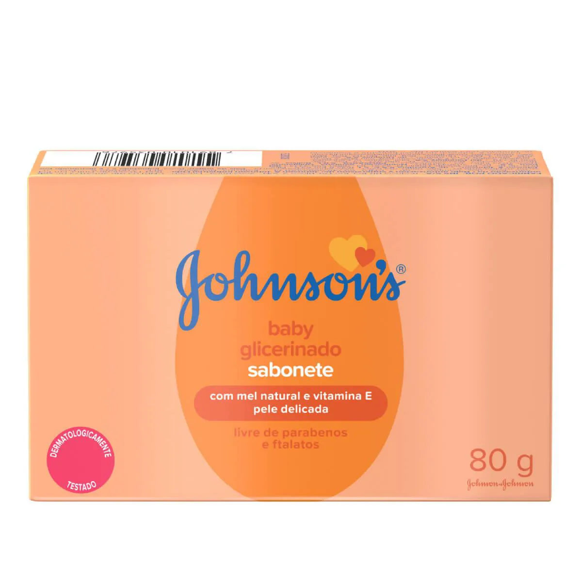 SABONETE JOHNSONS BABY GLICERINADO 80G