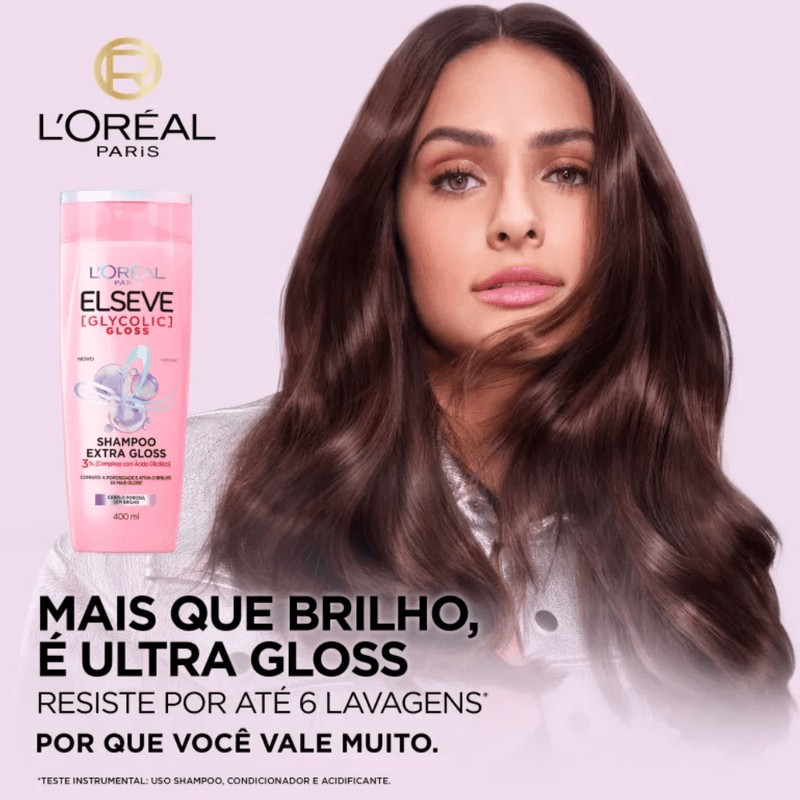SHAMPOO ELSEVE GLYCOLIC GLOSS EXTRA GLOSS 200ML