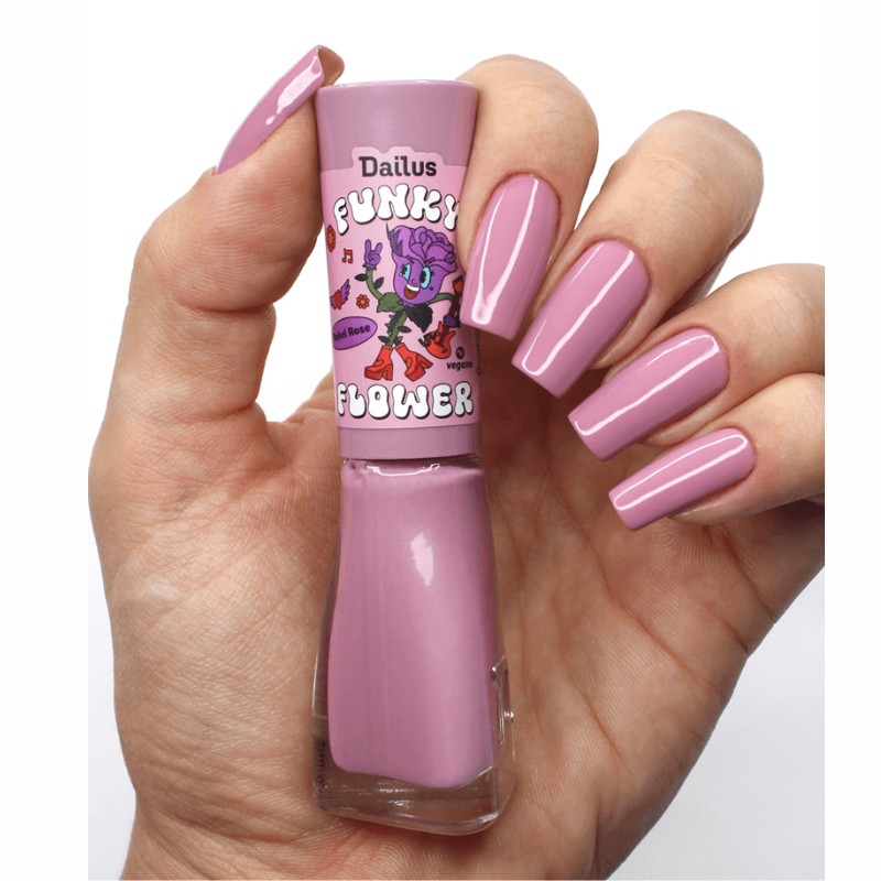 ESMALTE DAILUS CREMOSO FUNKY FLOWER REBEL ROSE 8ML