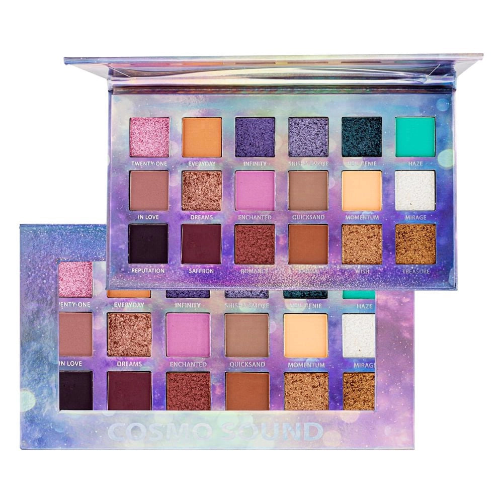 PALETA DE SOMBRA RUBY ROSE COSMO SOUND 18 CORES
