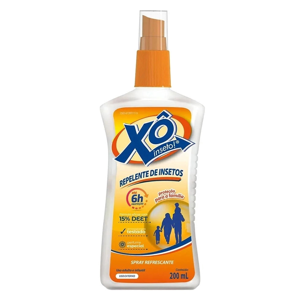 REPELENTE XÔ INSETO! SPRAY ATÉ 10H LONGA PROTEÇÃO 200ML