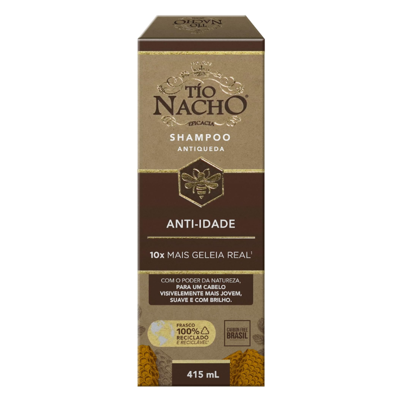 SHAMPOO TÍO NACHO ANTIQUEDA ANTI-IDADE 415ML
