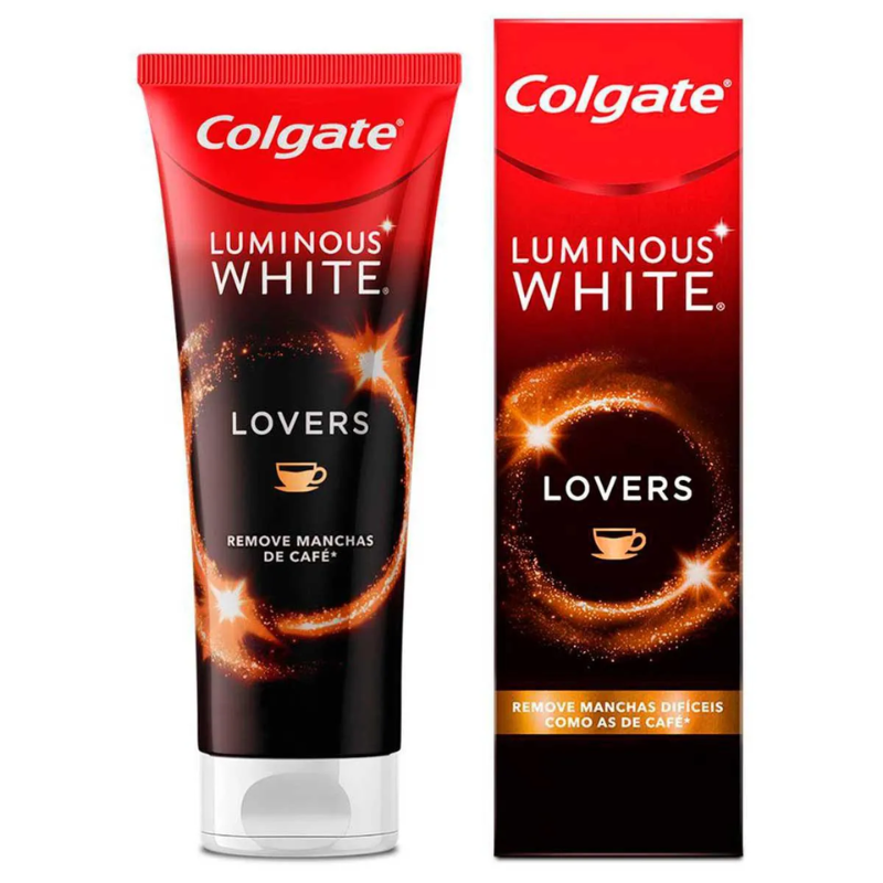 CREME DENTAL COLGATE LUMINOUS WHITE LOVERS MANCHAS DE CAFÉ 70G