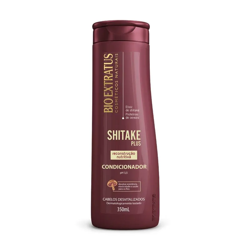 CONDICIONADOR BIO EXTRATUS SHITAKE PLUS RECONSTRUÇÃO NUTRITIVA 350ML