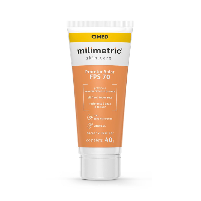PROTETOR SOLAR FACIAL MILLIMETRIC FPS 60 40G