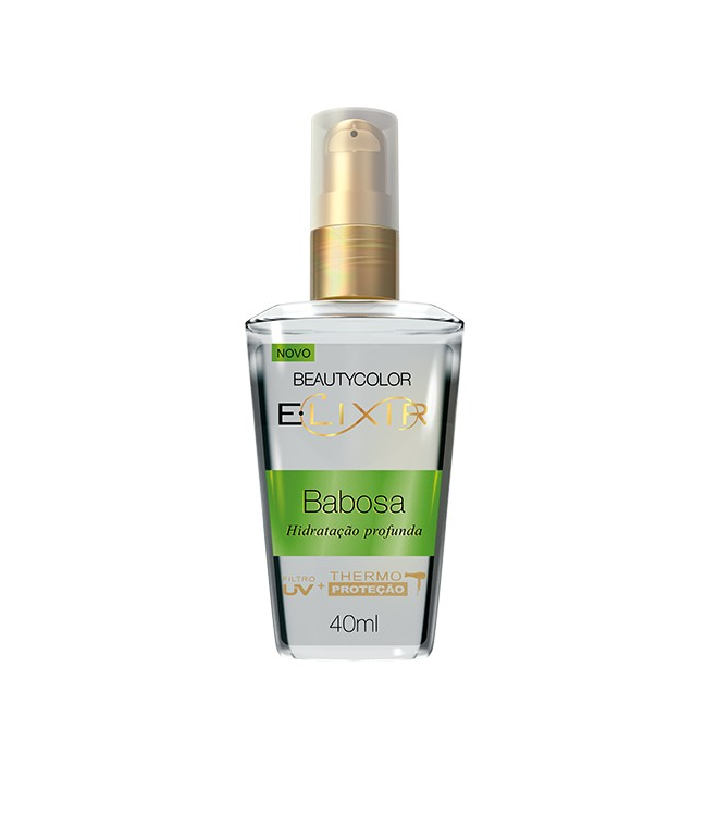 ÓLEO CAPILAR BEAUTYCOLOR ELIXIR BABOSA HIDRATAÇÃO PROFUNDA 40ML