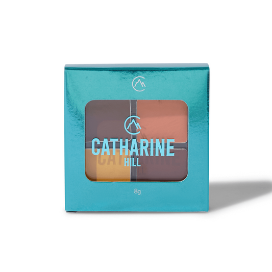 KIT CORRETIVO CREMOSO CATHARINE HILL CAMUFLAGEM 4 CORES PELE ESCURA 8G