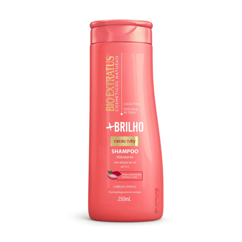 SHAMPOO BIO EXTRATUS +BRILHO CACAU RUBY 250ML