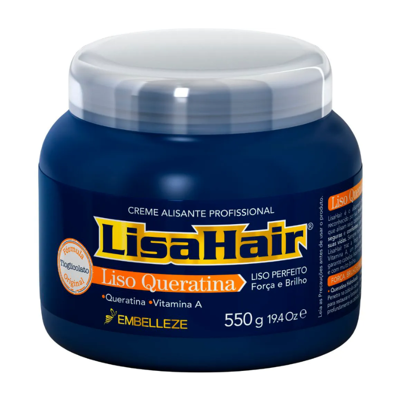 CREME ALISANTE LISAHAIR LISO QUERATINA 530G