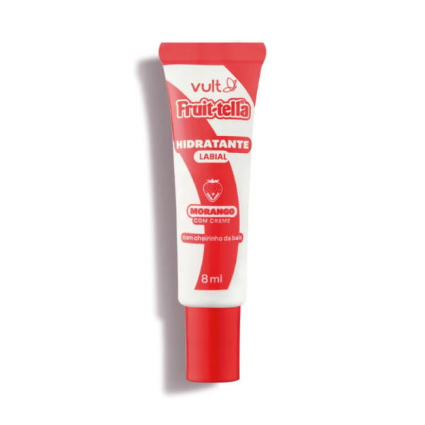 HIDRATANTE LABIAL VULT FRUIT-TELLA MORANGO COM CREME 8ML