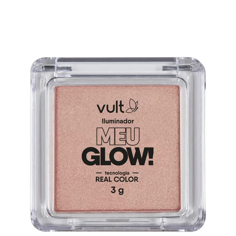 ILUMINADOR VULT COMPACTO MEU GLOW! CHAMPAGNE 3G