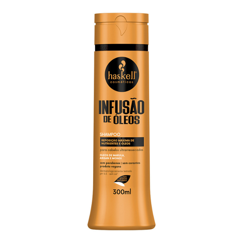 SHAMPOO HASKELL INFUSÃO DE ÓLEOS 300ML