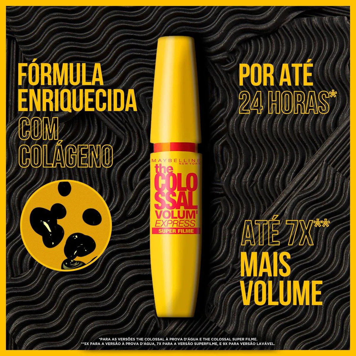 MÁSCARA PARA CÍLIOS MAYBELLINE THE COLOSSAL VOLUME EXPRESS FILME 9,2ML