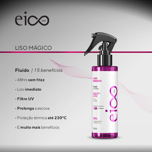 FLUIDO CAPILAR EICO PRO LISO MÁGICO 200ML