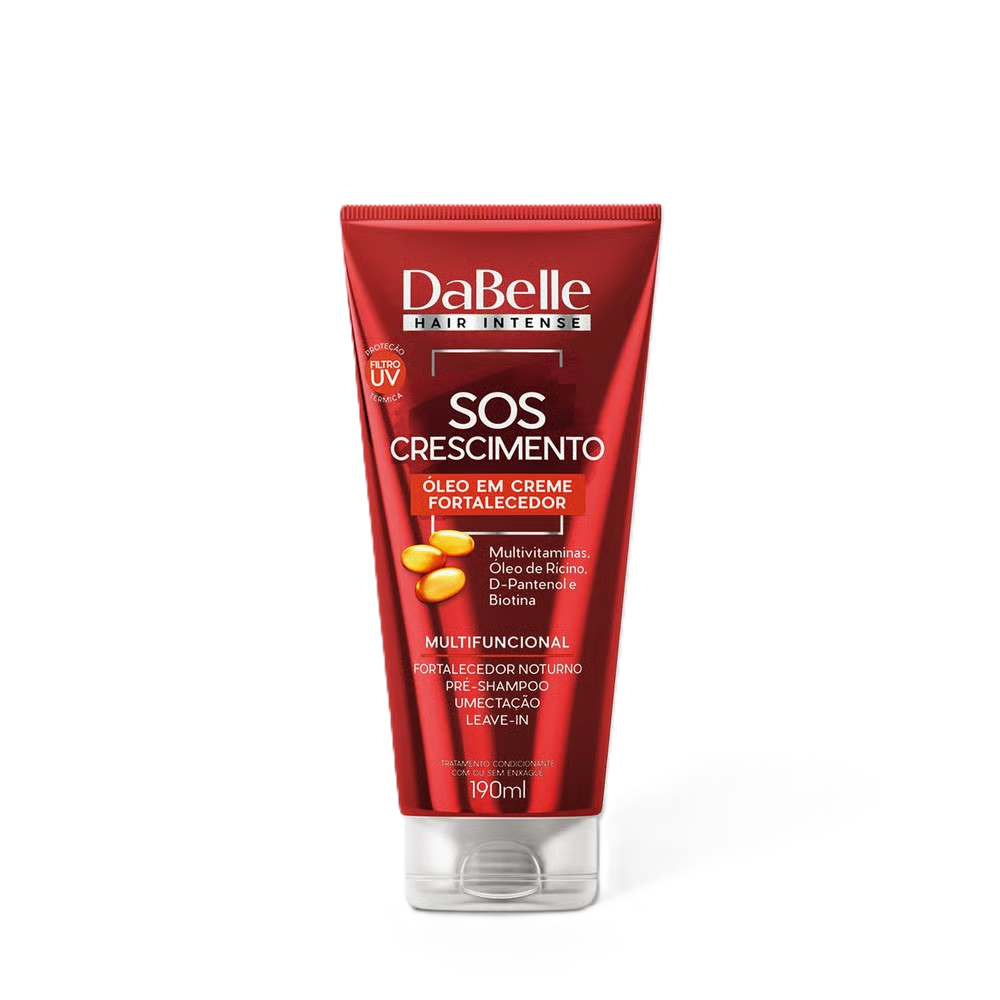 ÓLEO EM CREME DABELLE FORTALECEDOR SOS CRESCIMENTO MULTIFUNCIONAL 190ML