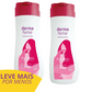 KIT SABONETE LÍQUIDO DERMAFEME 2 FRASCOS 200ML FLORAL