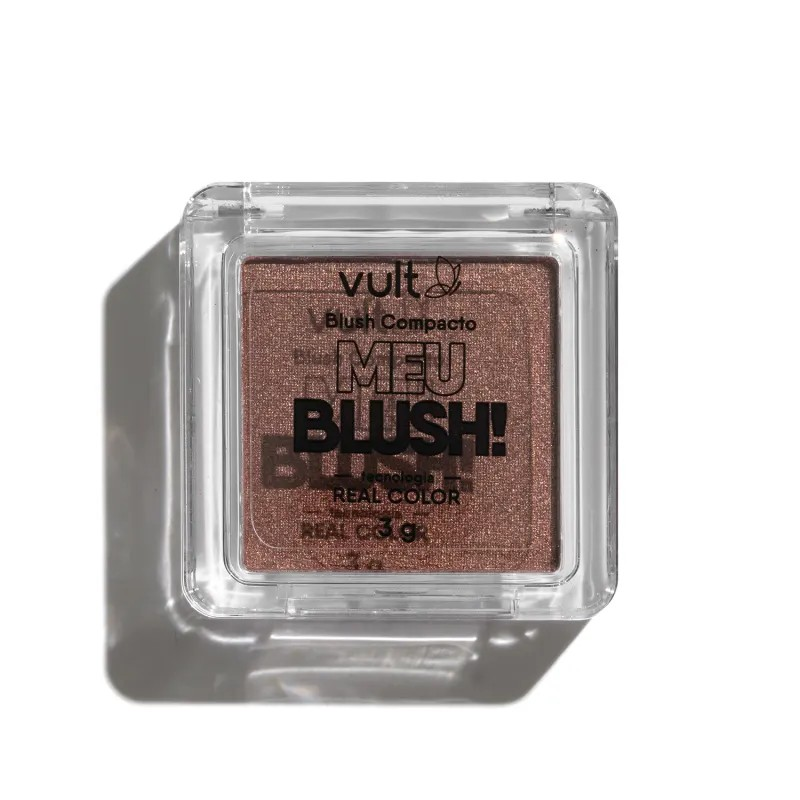 BLUSH COMPACTO VULT MEU BLUSH! GOLDEN PEROLADO 3G