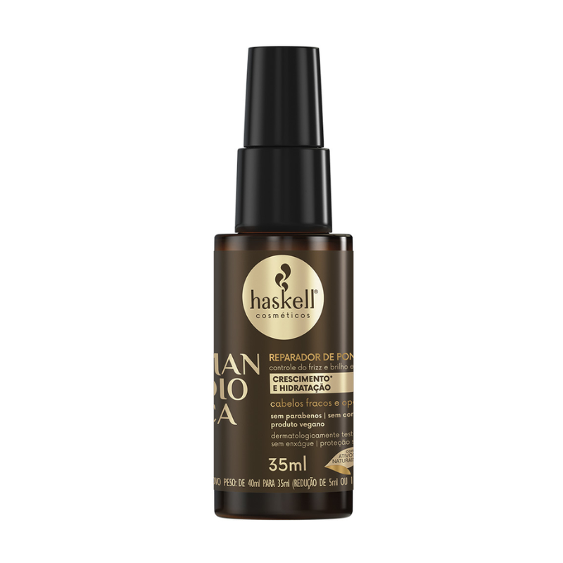 ÓLEO CAPILAR HASKELL REPARADOR DE PONTAS MANDIOCA 35ML