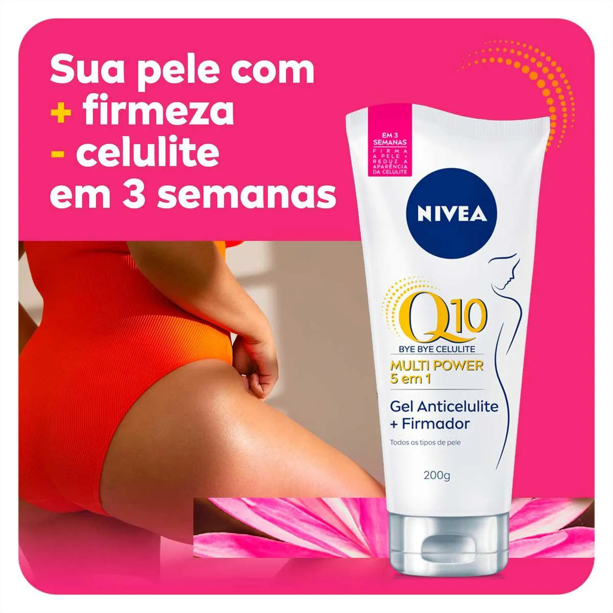 HIDRATANTE NIVEA BYE BYE CELULITE MULTI POWER 5 EM 1 200G