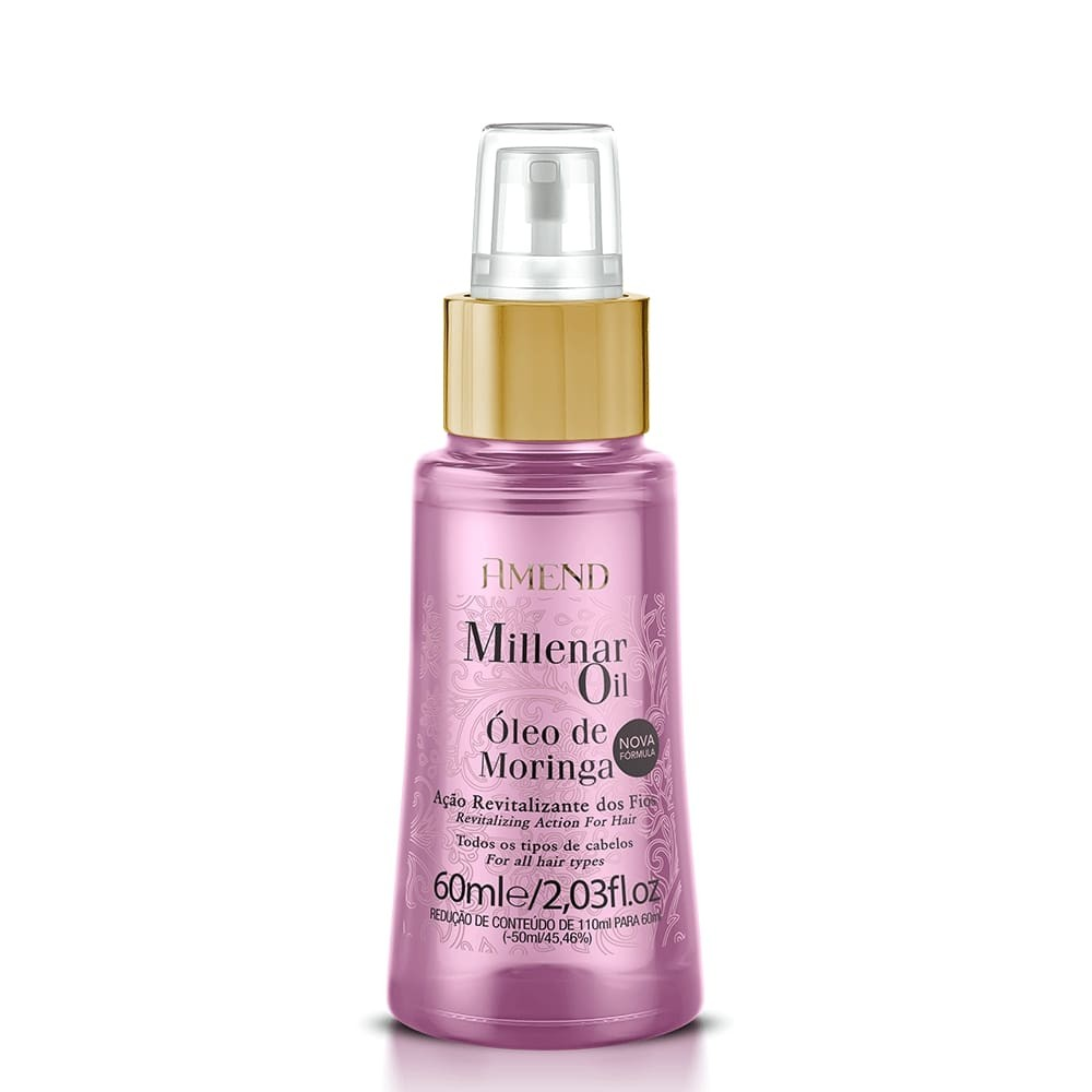 ÓLEO AMEND MILLENAL OIL ÓLEO DE MORINGA 60ML