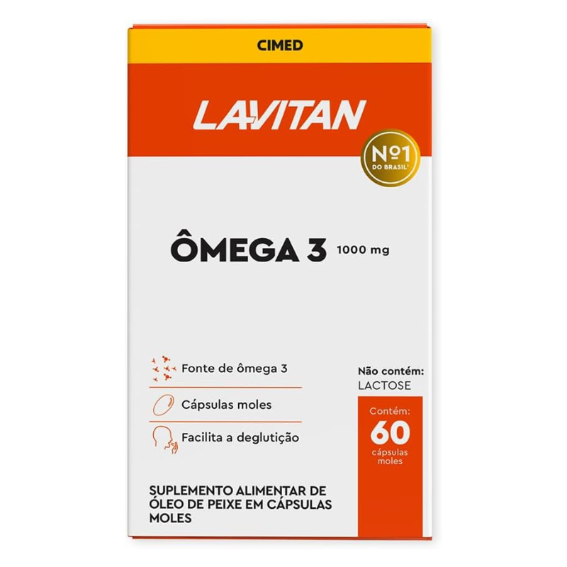 LAVITAN ÔMEGA 3 1000 MG 60 CÁPSULAS