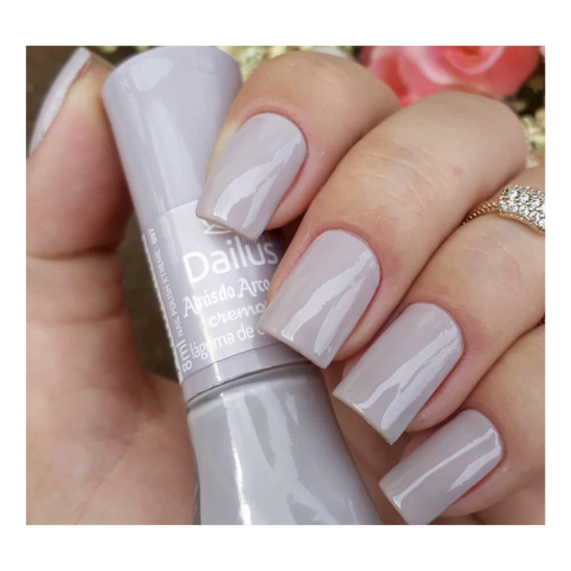 ESMALTE DAILUS CREMOSO ATRÁS DO ARCO-ÍRIS LÁGRIMA DE UNICÓRNIO 8ML