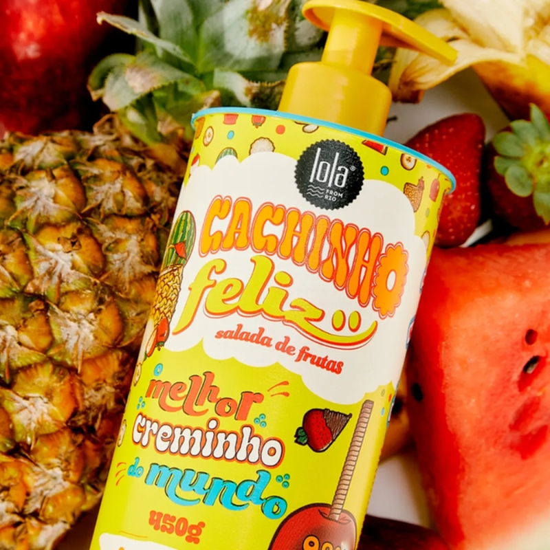 CREME DE PENTEAR LOLA CACHINHO FELIZ SALADA DE FRUTA 450G