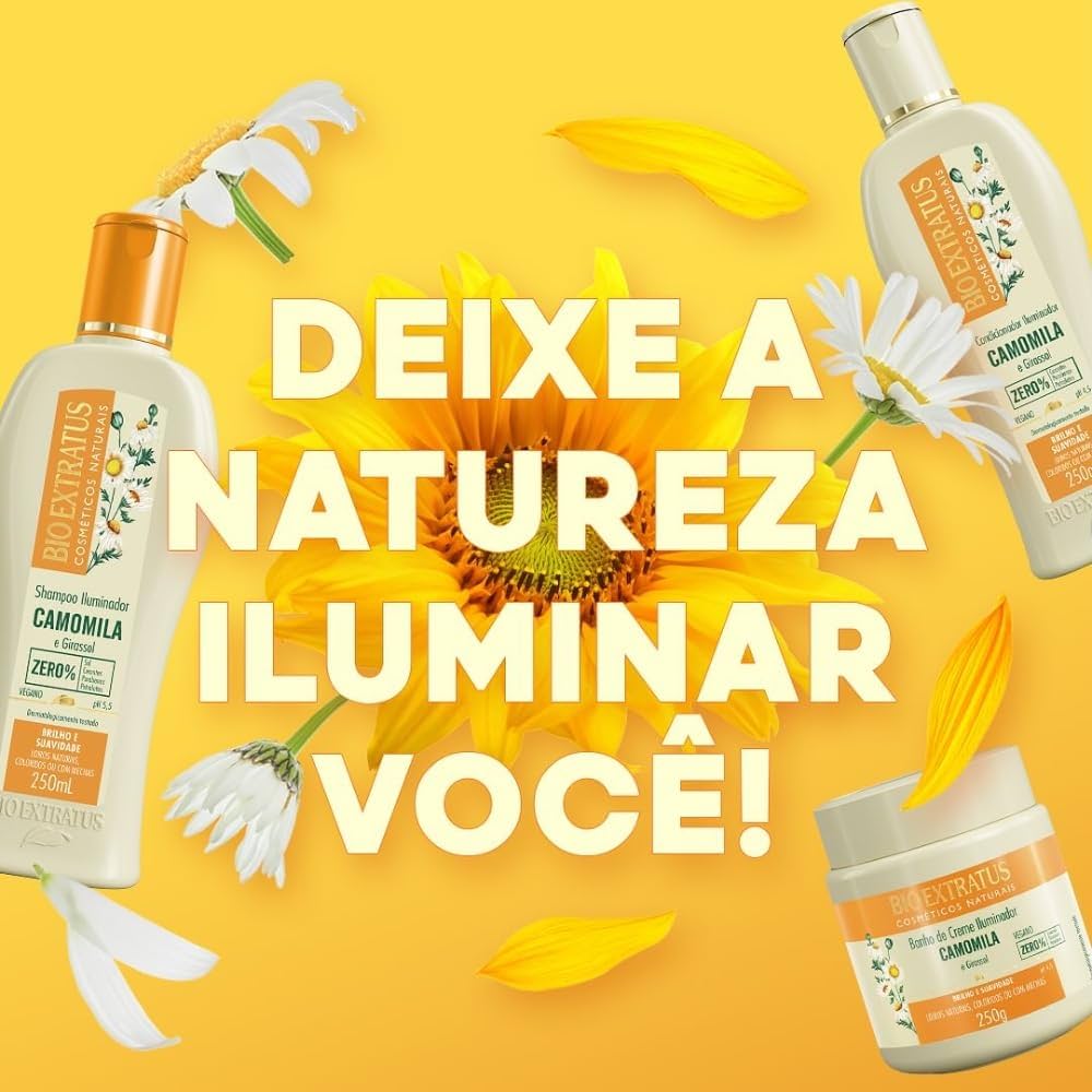SHAMPOO BIO EXTRATUS ILUMINADOR CAMOMILA 250ML