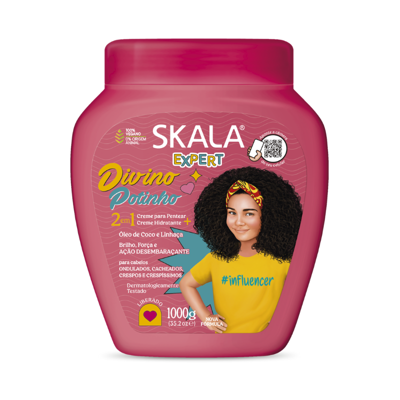 CREME PARA PENTEAR SKALA KIDS DIVINO POTINHO 2 EM 1 1KG