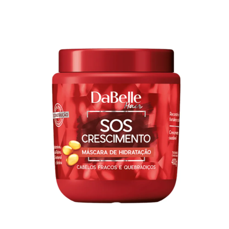 MÁSCARA CAPILAR DABELLE SOS CRESCIMENTO 400G