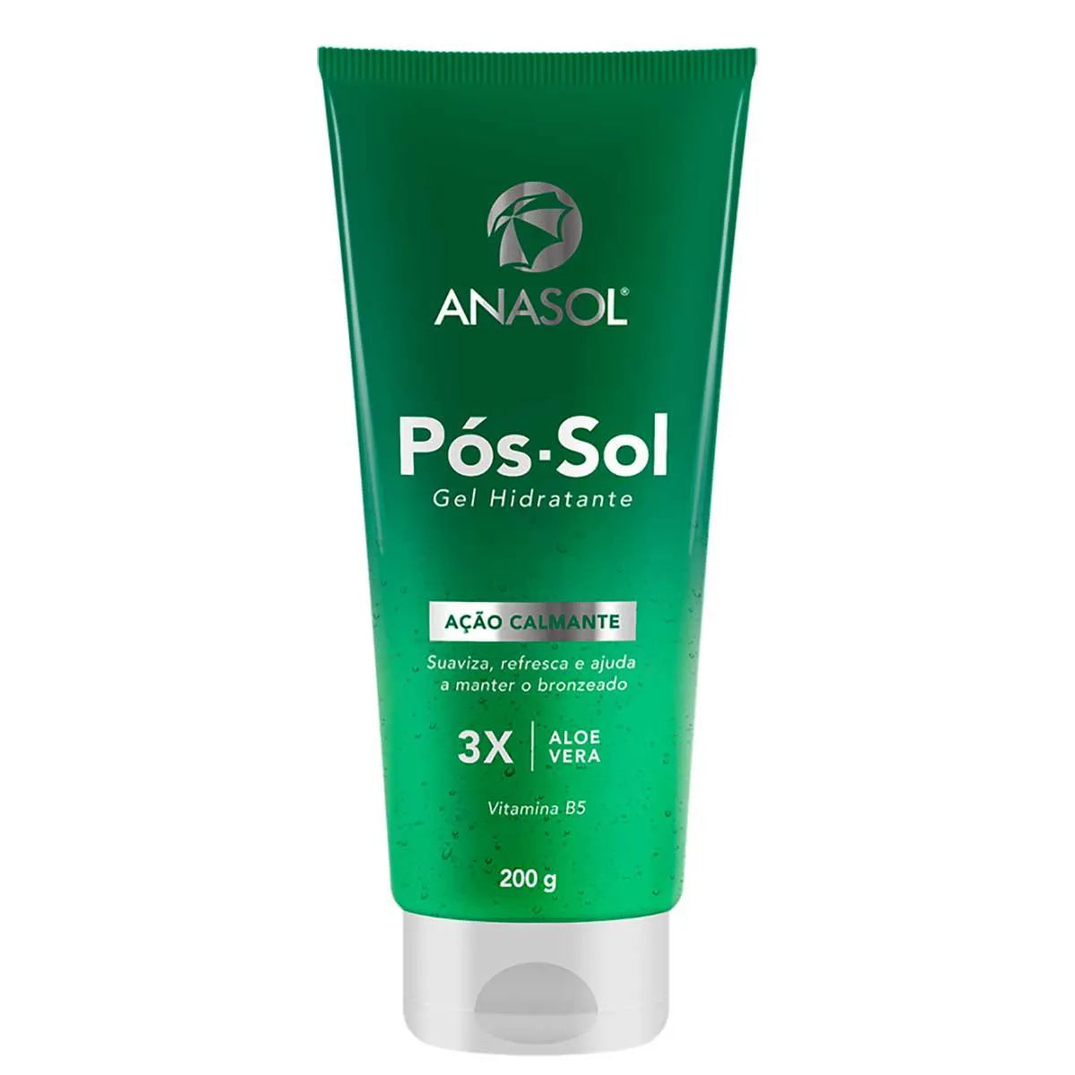 GEL HIDRATANTE ANASOL PÓS-SOL AÇÃO ACALMANTE 3X ALOE VERA VITAMINA B5 200G