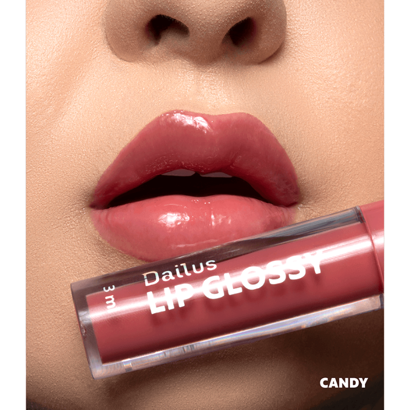 GLOSS LABIAL DAILUS LIP GLOSSY CANDY COM COR 3ML