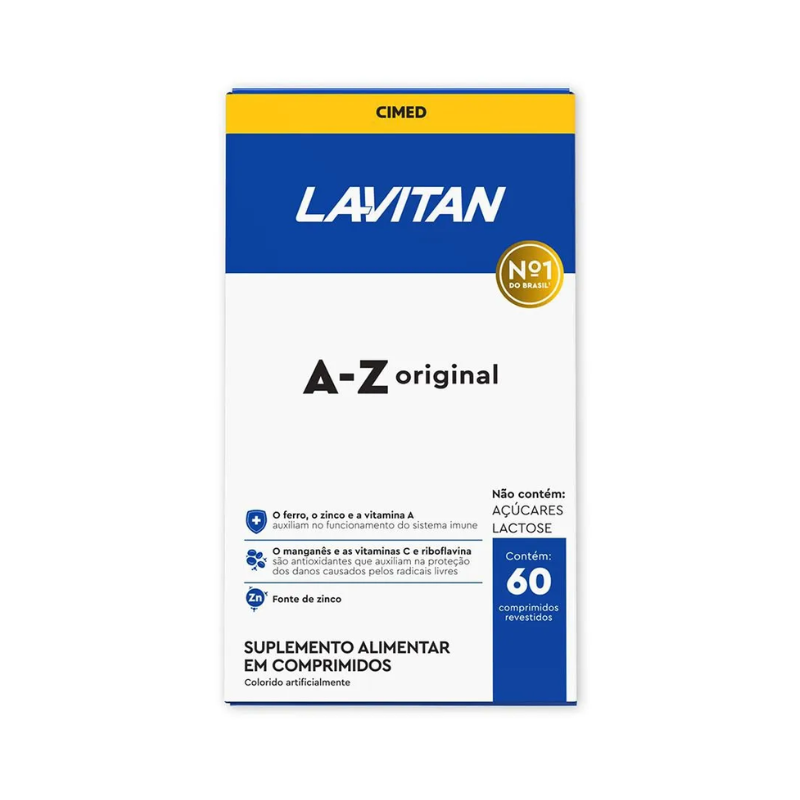 LAVITAN AZ ORIGINAL COM 60 COMPRIMIDOS