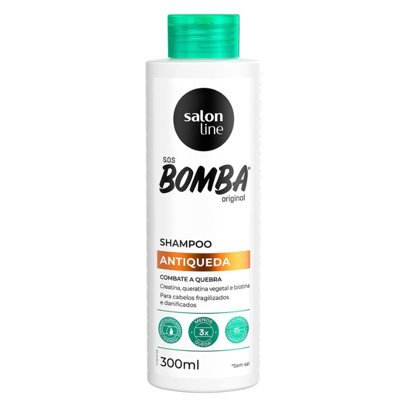 SHAMPOO S.O.S BOMBA ANTIQUEDA 300ML SALON LINE