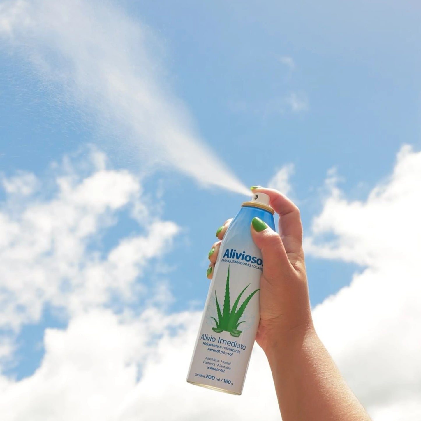 HIDRATANTE PARA QUEIMADURAS SOLARES ALIVIOSOL ALÍVIO IMEDIATO 200ML